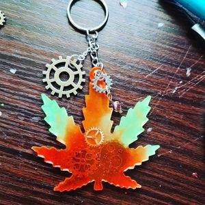 Handmade glow in dark keychains